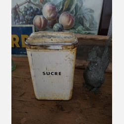 FRANSK BANANIA-BURK F�R SOCKER (SUCRE) 