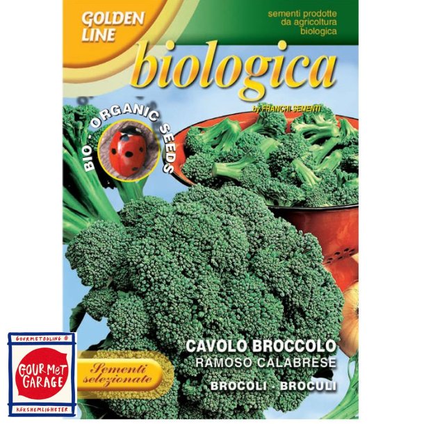 Broccoli Ramoso Calabrese - ekologiska fröer
