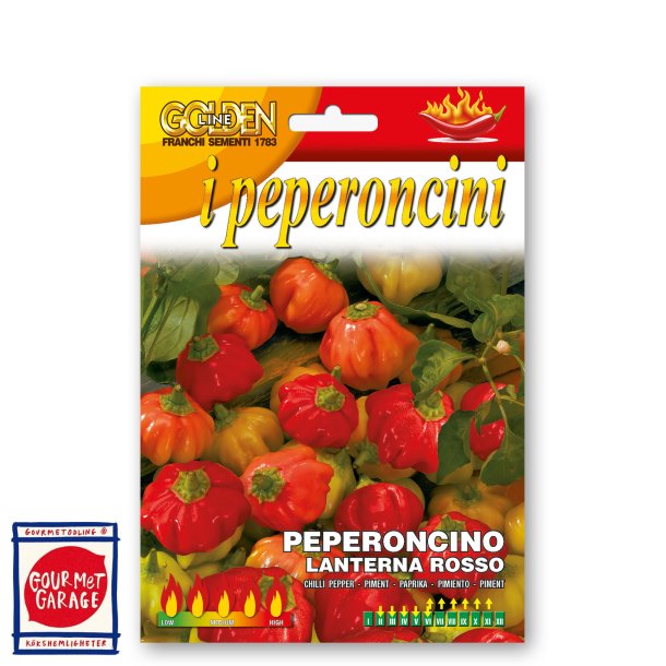 Peperoncino (chili) Lanterna rosso (Mushroom Red)