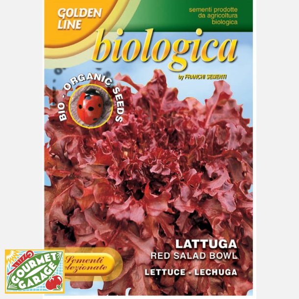 Sallat Red Salad Bowl - ekologiska frer - Jttefrpackning