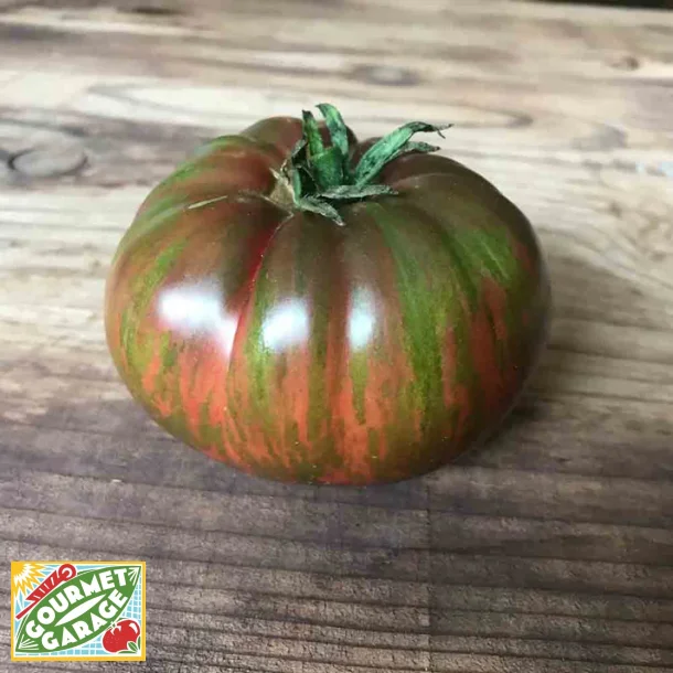 Tomat BEKERLEY TYE DYE PINK - Ekologiska frer