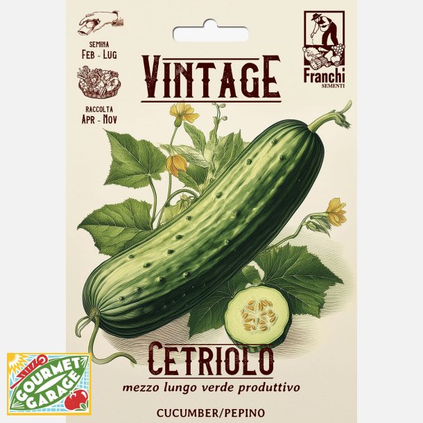 GURKA CETRIOLO MEZZO LUNGO VERDE PRODUTTIVO MARKETMORE