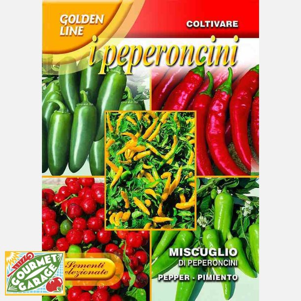 Chilimix - 5 olika sorter i samma frpackning